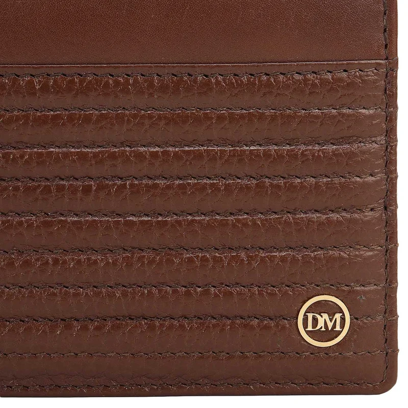 Da Milano Espresso Espresso Bifold Leather Mens Wallet for Men | Best Price UAE